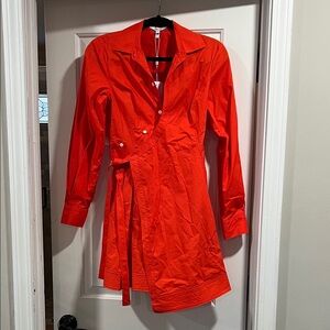 10 Crosby Derek Lam Wrap Shirt Dress